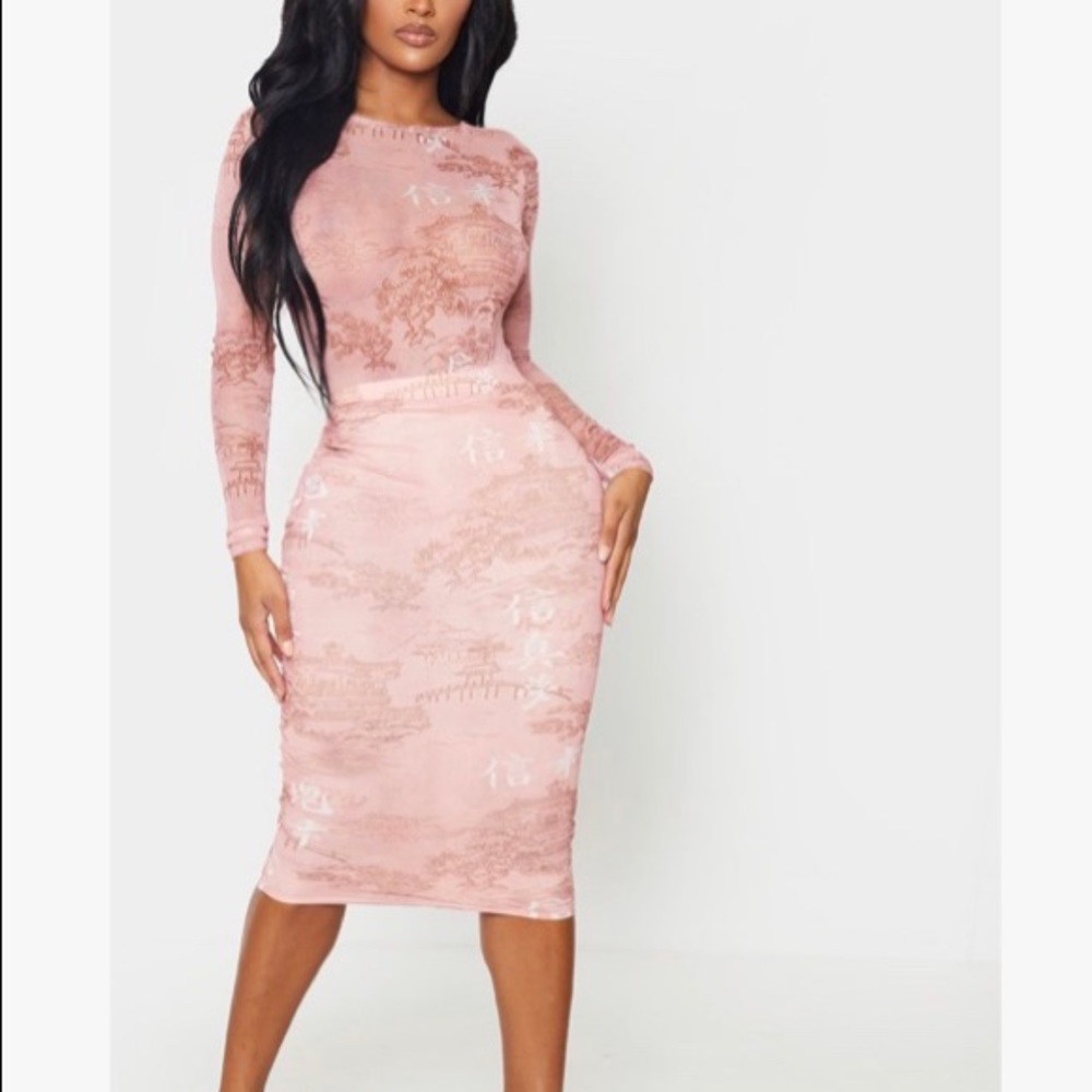 Pink bodysuit set